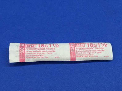 BD 305196 PrecisionGlide Ndle 18G 1-1/2 (x)